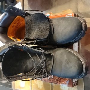 Men Black Timberland boots As Is